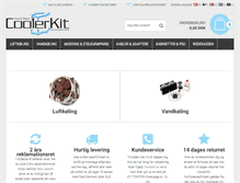 Tablet Screenshot of coolerkit.dk